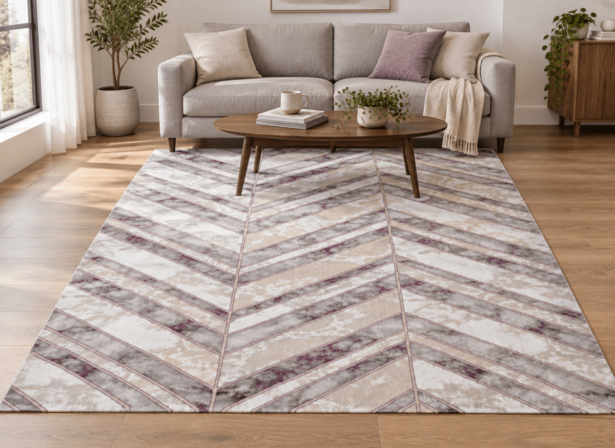 Arte 5313C Beige Lila - Kodaz CarpetKodaz Carpet