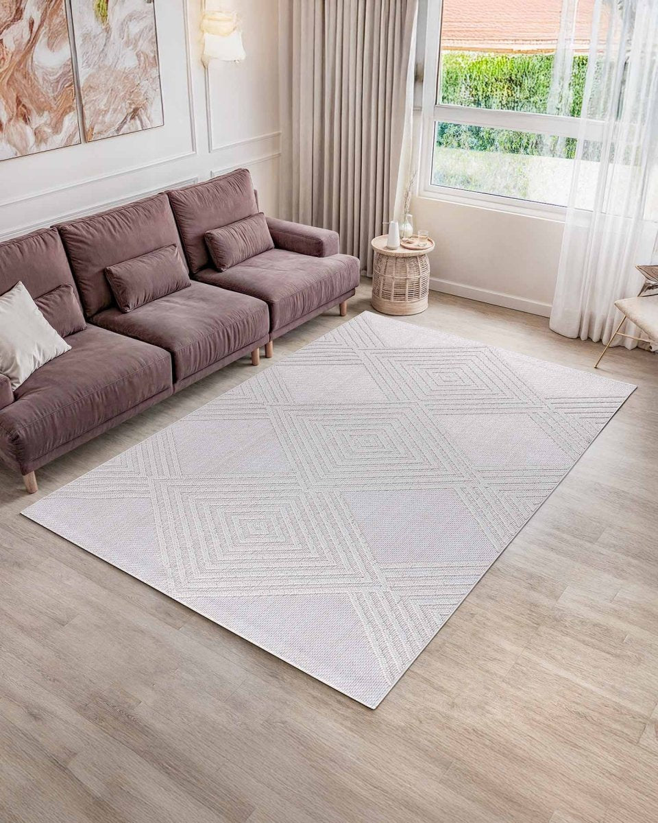 Athena 001 Blanco Hueso - Kodaz CarpetKodaz Carpet