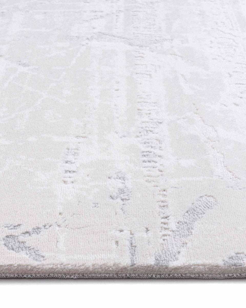 Beta 3901C Blanco Plateado | Alfombra - Kodaz CarpetKodaz Carpet