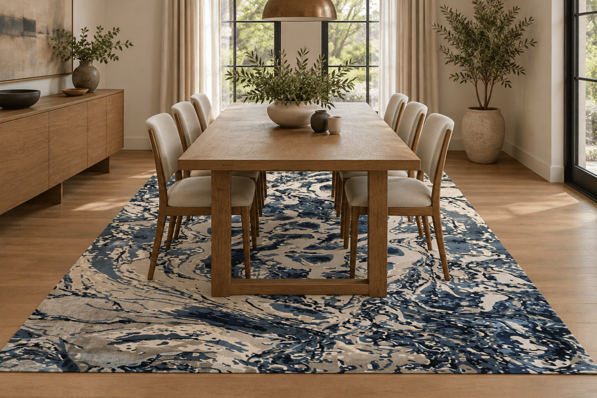 Carmel 30200 Azul Crema | Alfombra - Kodaz CarpetKodaz Carpet