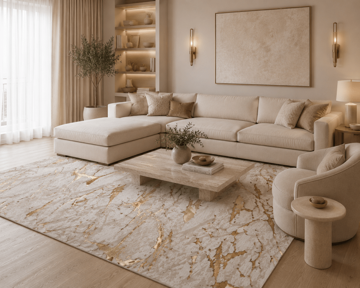 Delta 362 Beige / Dorado - Kodaz CarpetKodaz Carpet