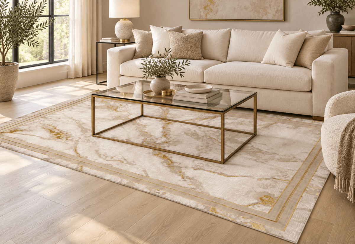 Delta 401 Beige / Dorado - Kodaz CarpetKodaz Carpet