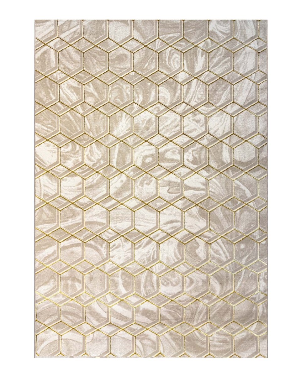 Alfombra Delta 545A Beige Dorado Kodaz Carpet