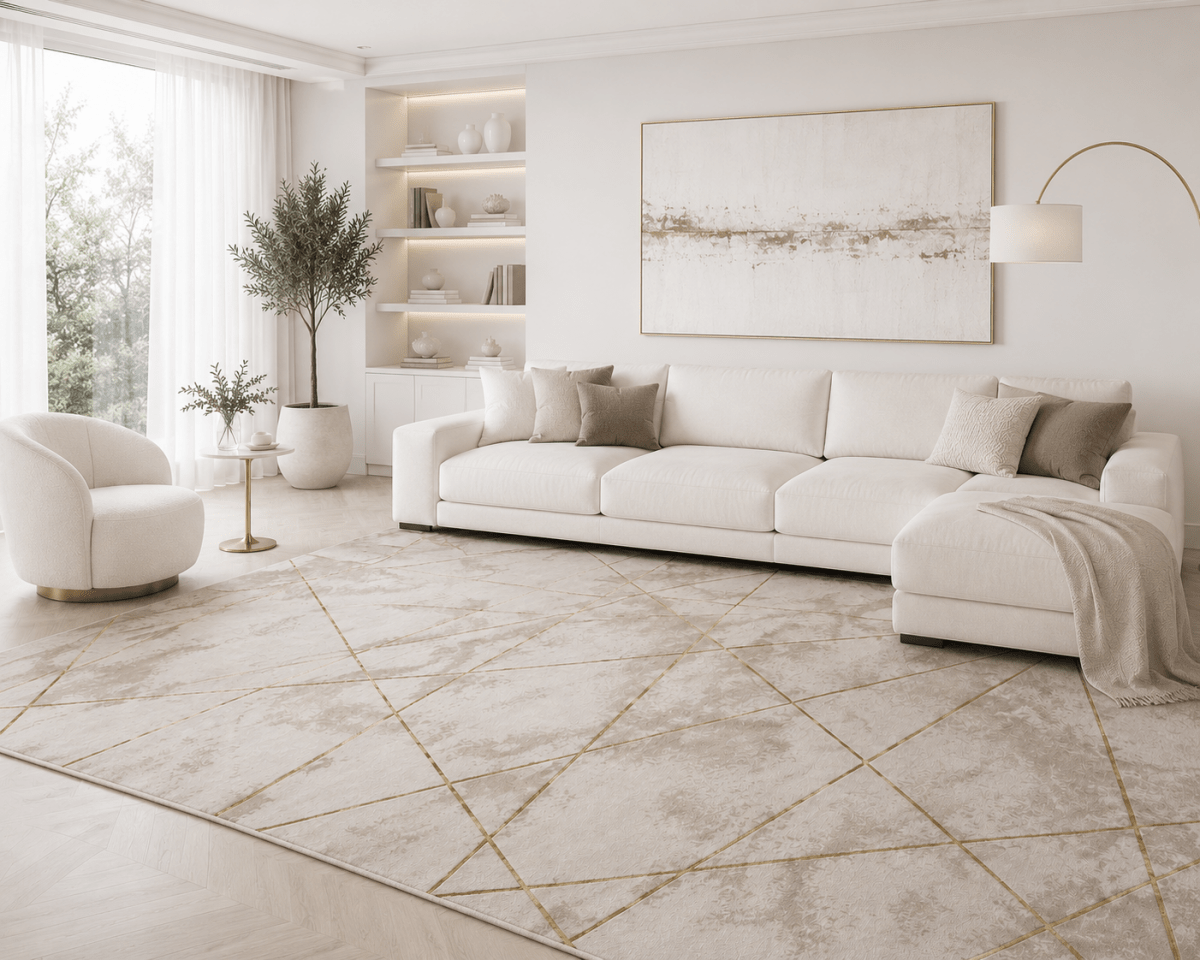 Delta 608 Beige / Dorado - Kodaz CarpetKodaz Carpet