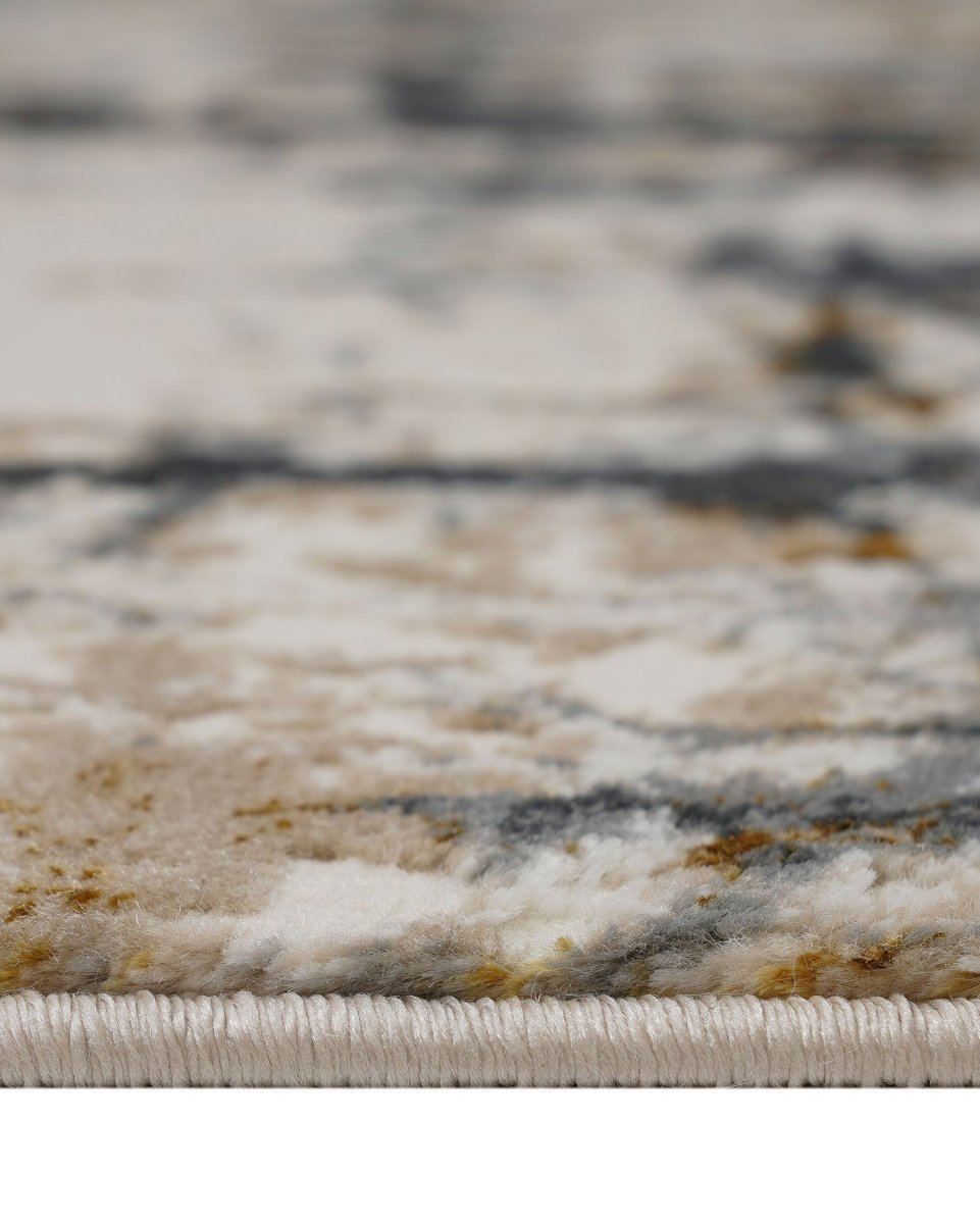 Alfombra Gamma 364A Gris Dorado Kodaz Carpet