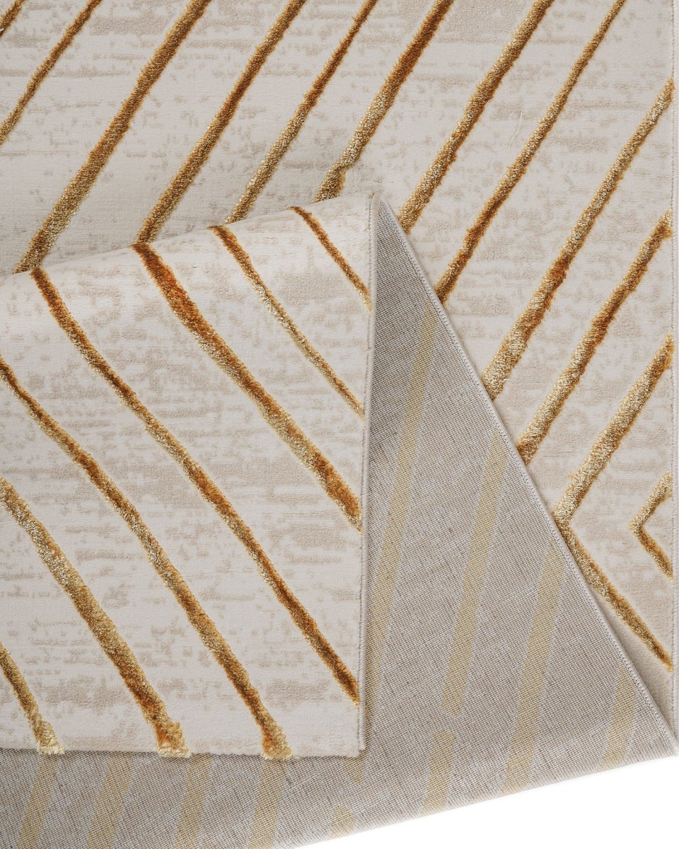 Alfombra Gamma 503A Beige Dorado Kodaz Carpet