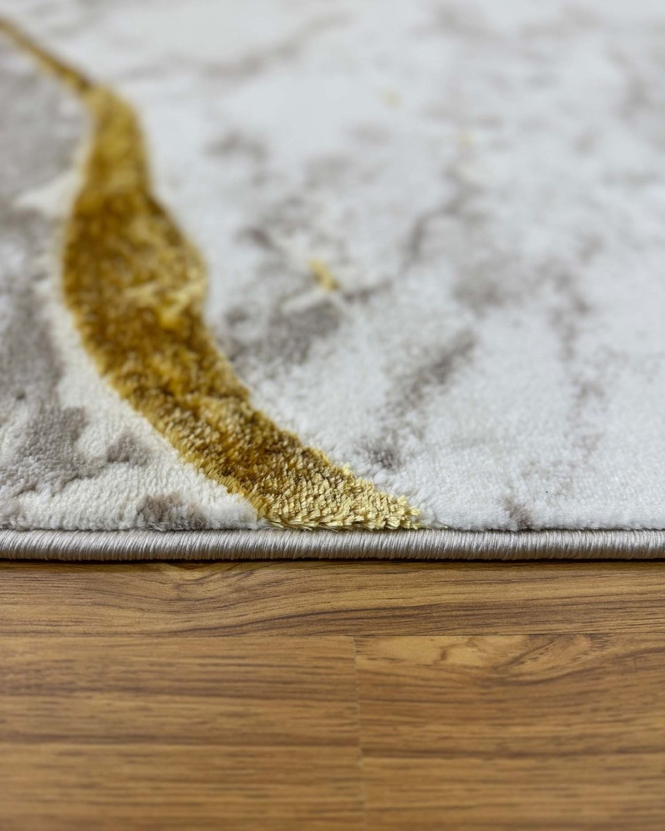 Alfombra Gamma 681A Beige Dorado Kodaz Carpet