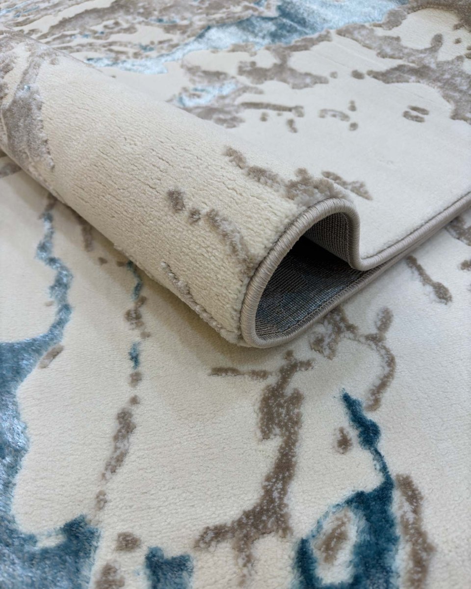 Gamma 691A Beige Azul | Alfombra Kodaz Carpet
