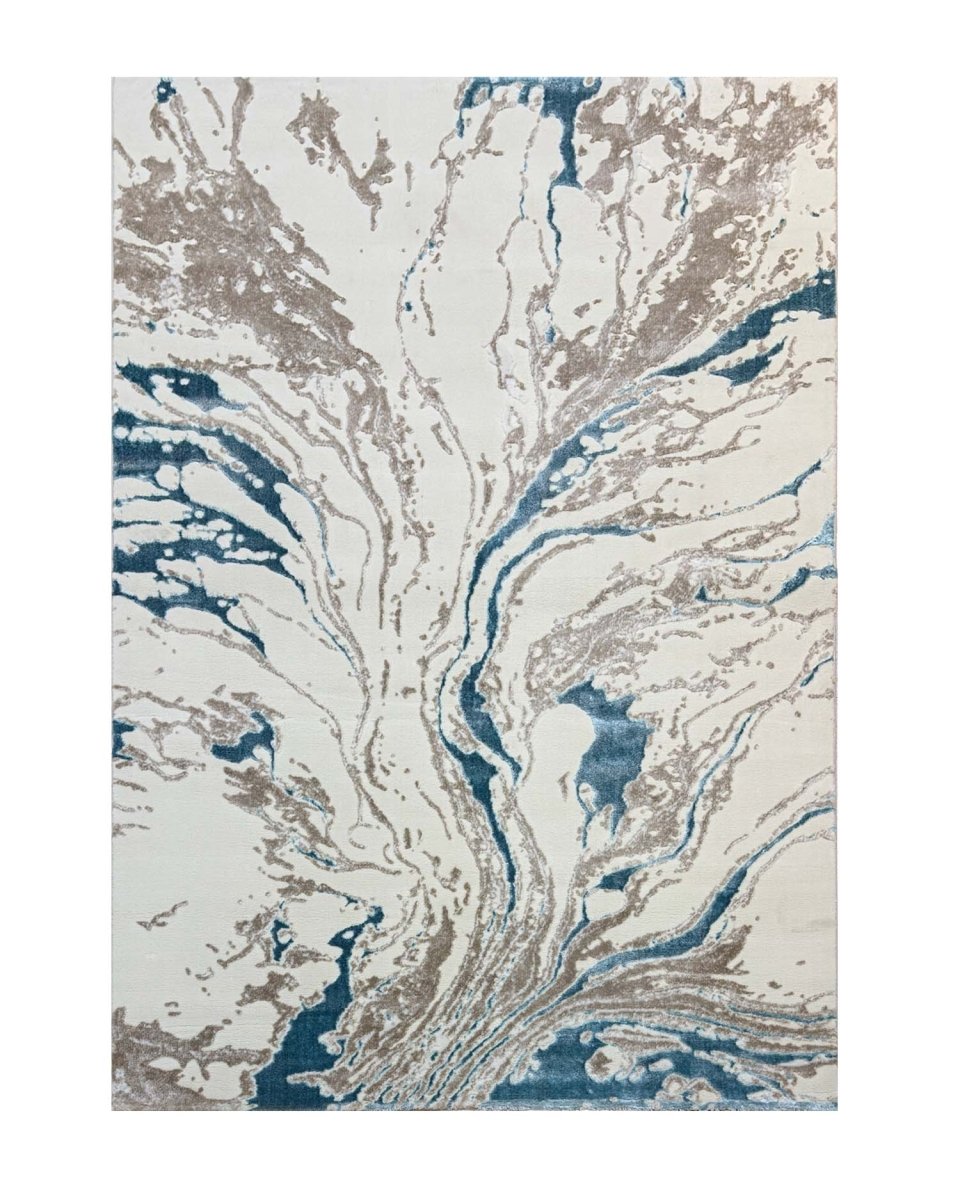 Gamma 691A Beige Azul | Alfombra Kodaz Carpet