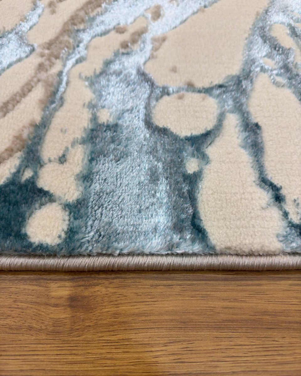 Gamma 691A Beige Azul | Alfombra Kodaz Carpet