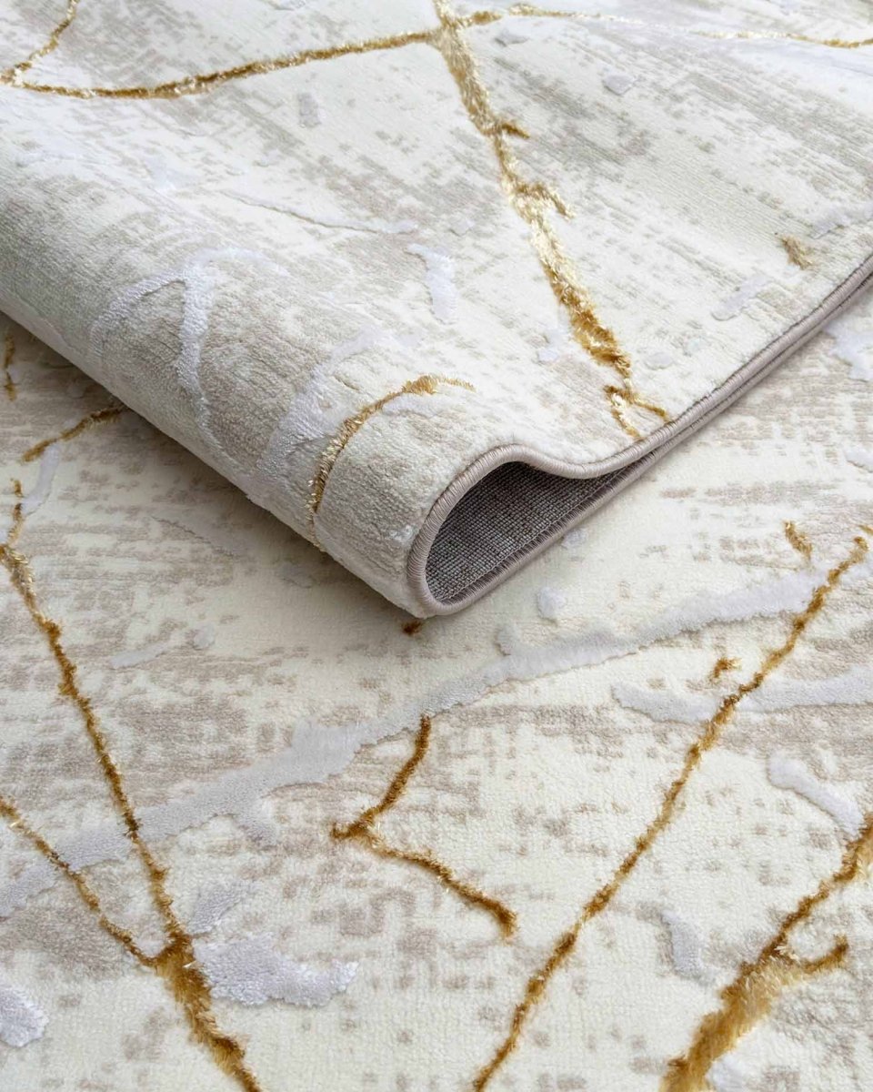 Gamma 848A Beige Dorado | Alfombra - Kodaz CarpetKodaz Carpet