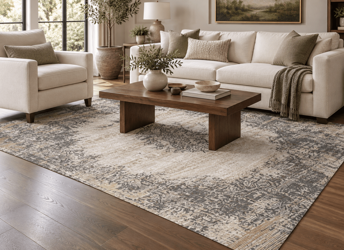 Icardi 1547 Gris Crema - Kodaz CarpetKodaz Carpet