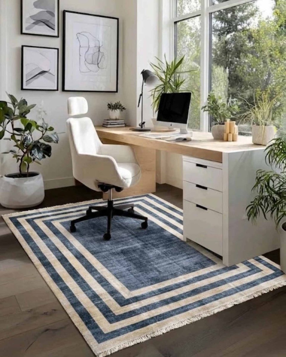 Kilim 004 Azul Amarillo - Kodaz CarpetKodaz Carpet