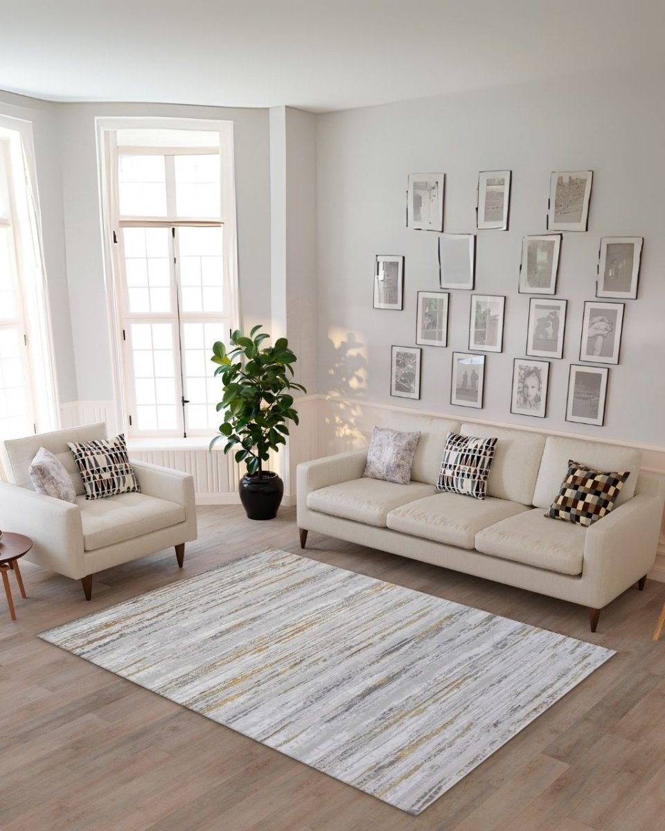 Alfombra Loft 621 Blanco Gris Kodaz Carpet