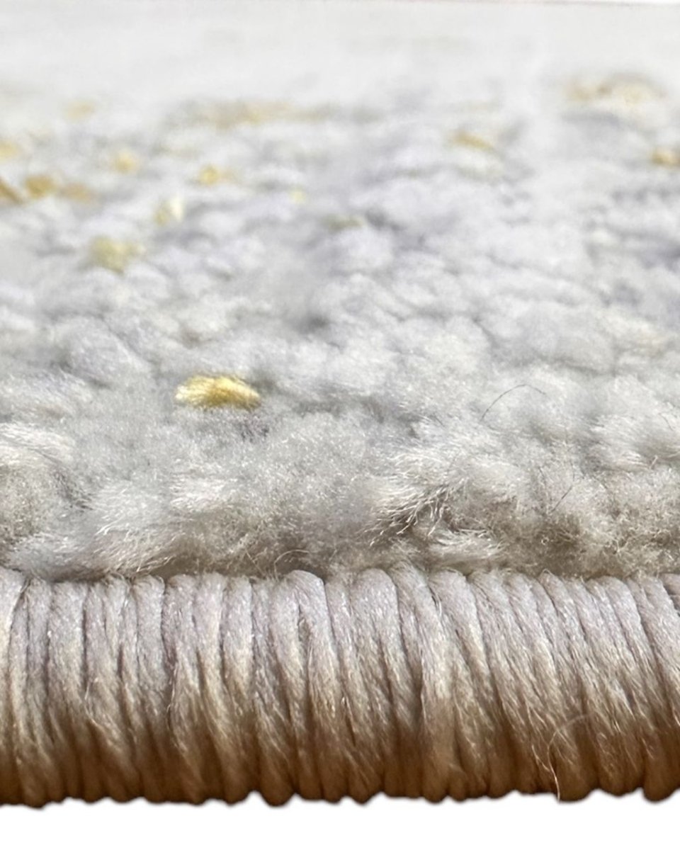 Alfombra Loft 750 Crema Plateado Kodaz Carpet