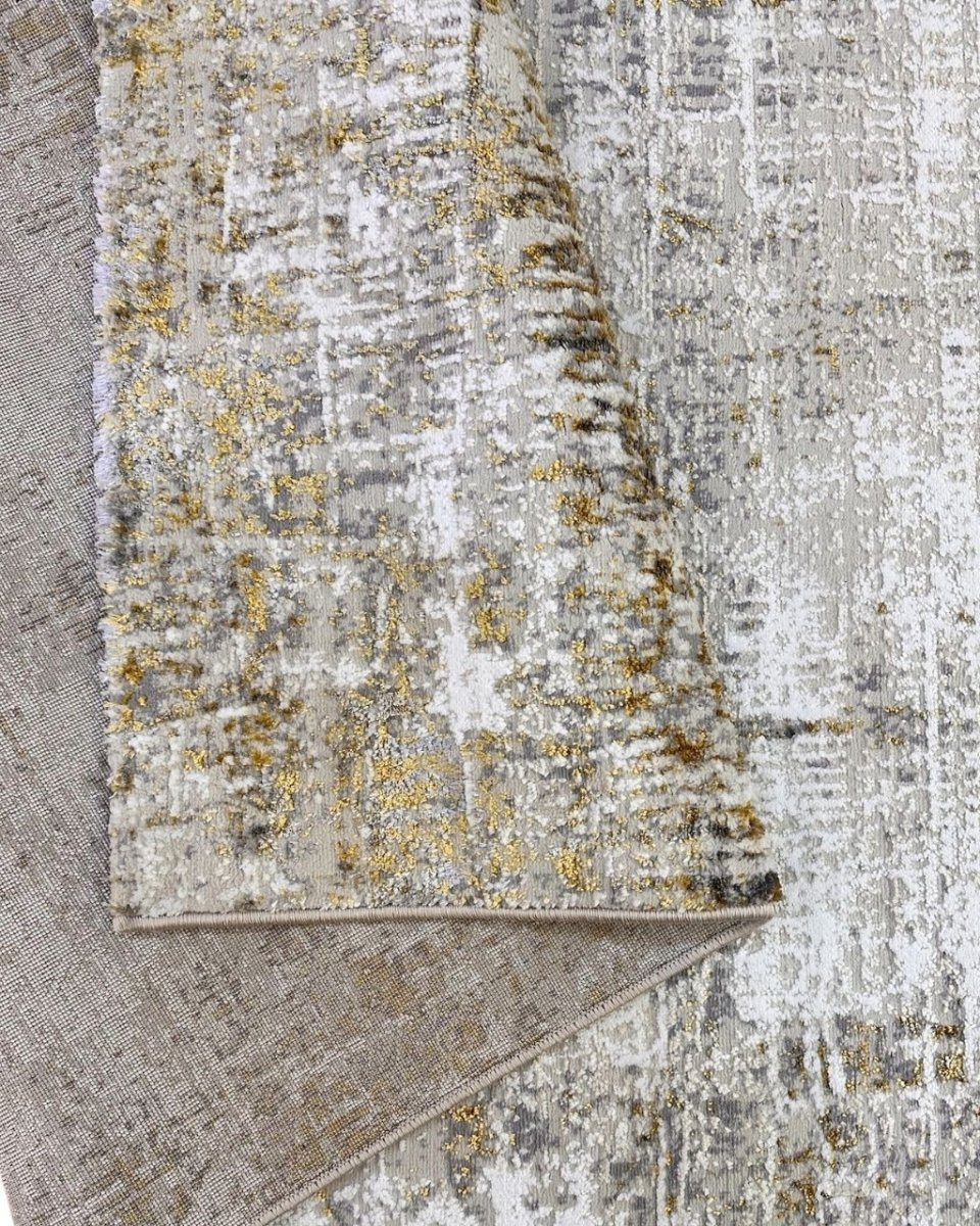 Alfombra Loft 750 Crema Plateado Kodaz Carpet