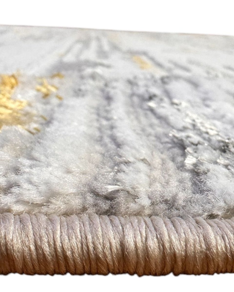 Alfombra Loft 801 Crema Plateado Kodaz Carpet