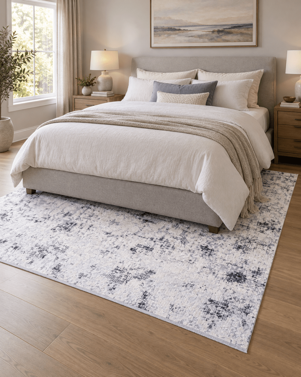 Lotus 2656 Blanco Anthracite - Kodaz CarpetKodaz Carpet