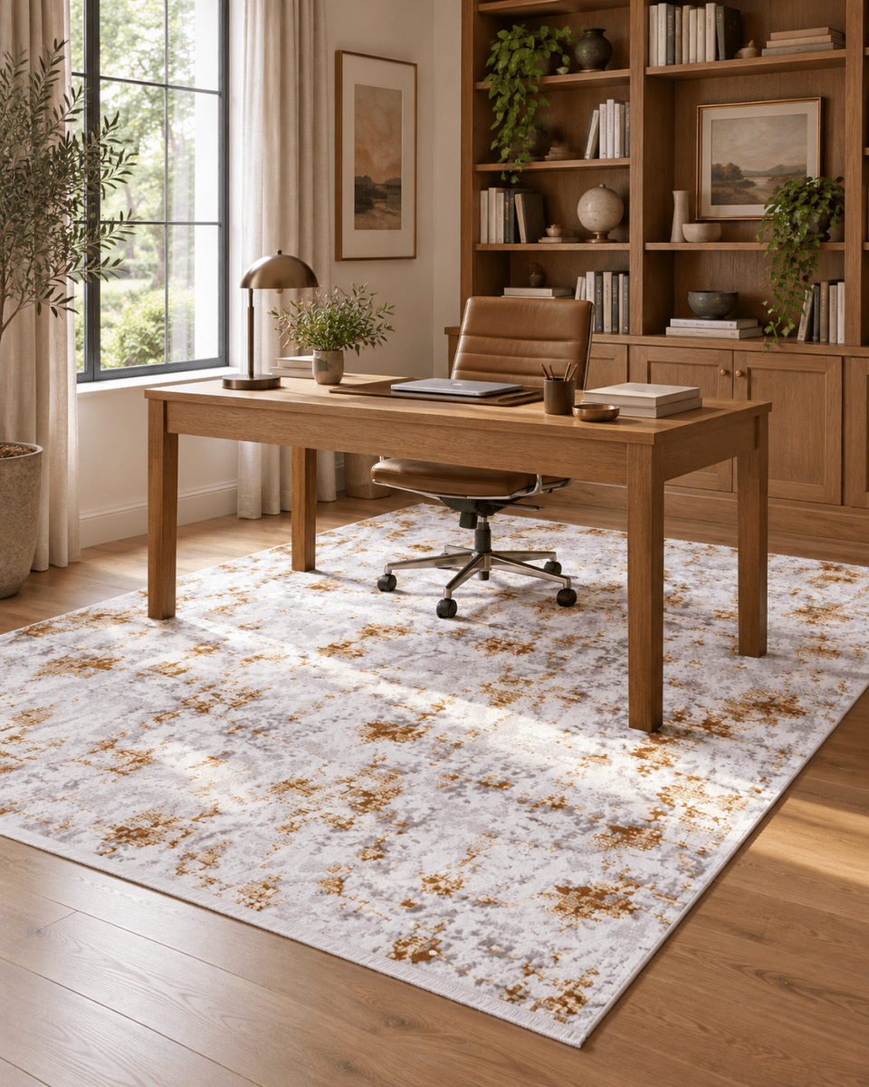 Lotus 2656 Blanco Dorado - Kodaz CarpetKodaz Carpet