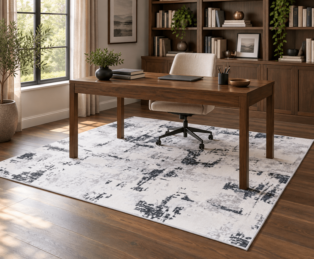 Lotus 291 Blanco Anthracite - Kodaz CarpetKodaz Carpet