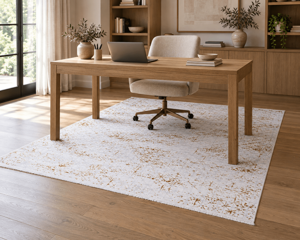 Lotus 330 Blanco Dorado - Kodaz CarpetKodaz Carpet