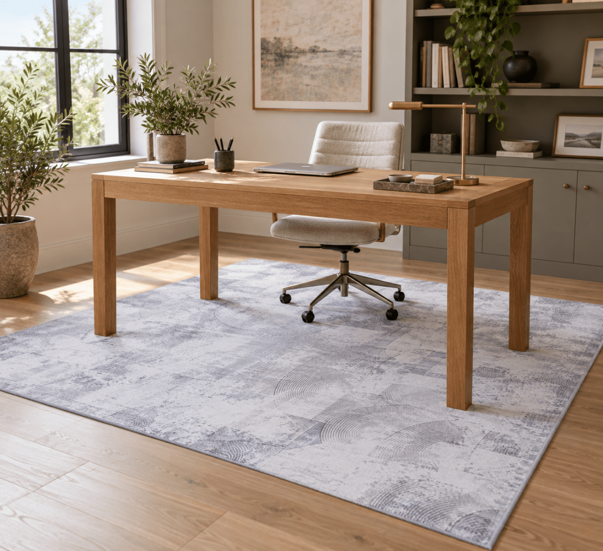 Lotus 427 Blanco Anthracite - Kodaz CarpetKodaz Carpet