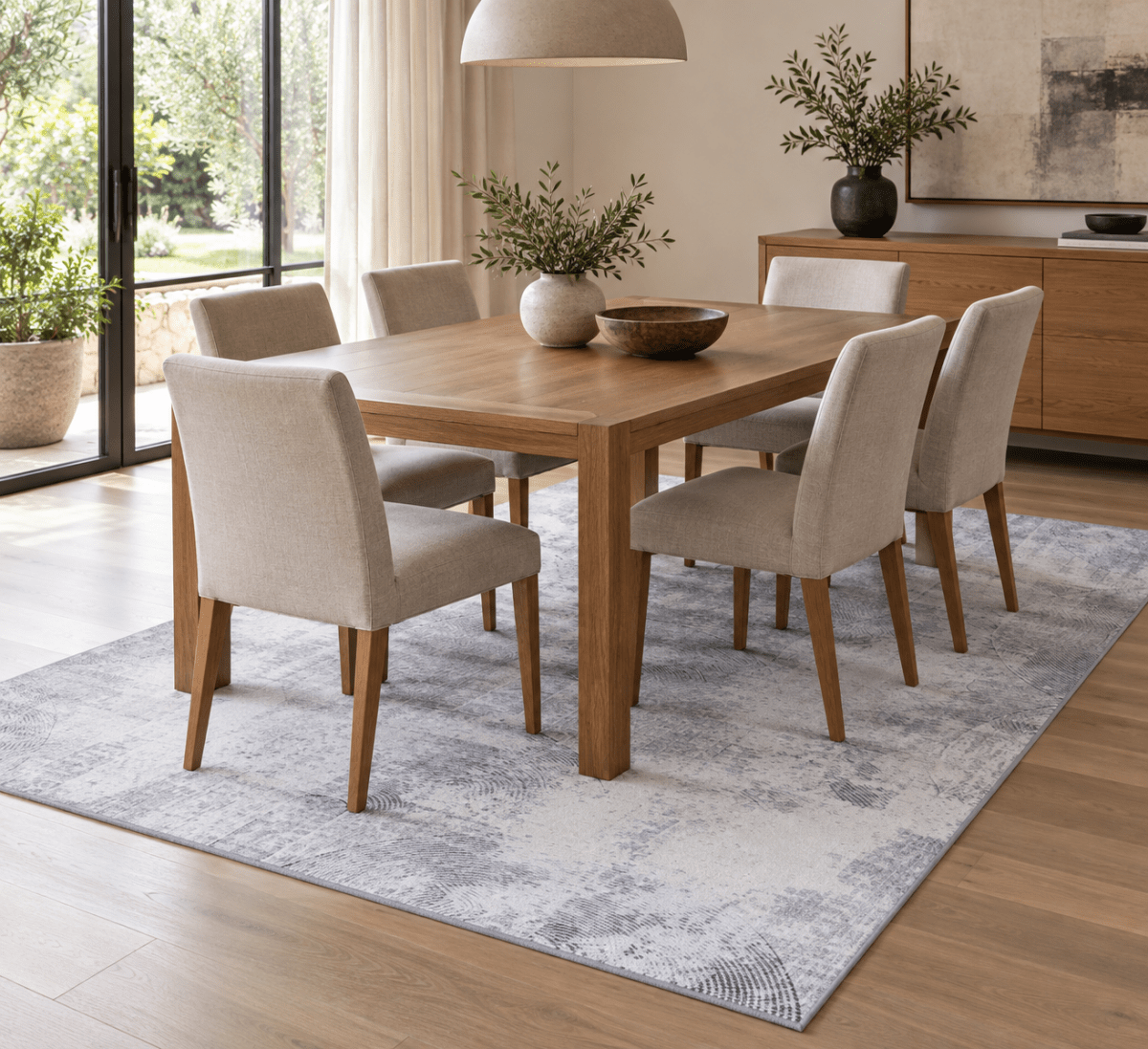 Lotus 427 Blanco Anthracite - Kodaz CarpetKodaz Carpet