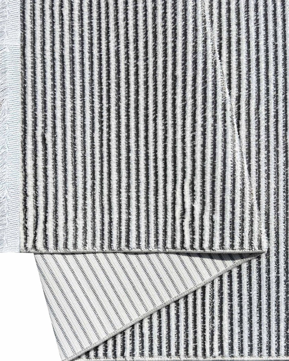 Alfombra Lotus 958 Blanco Anthracita Kodaz Carpet