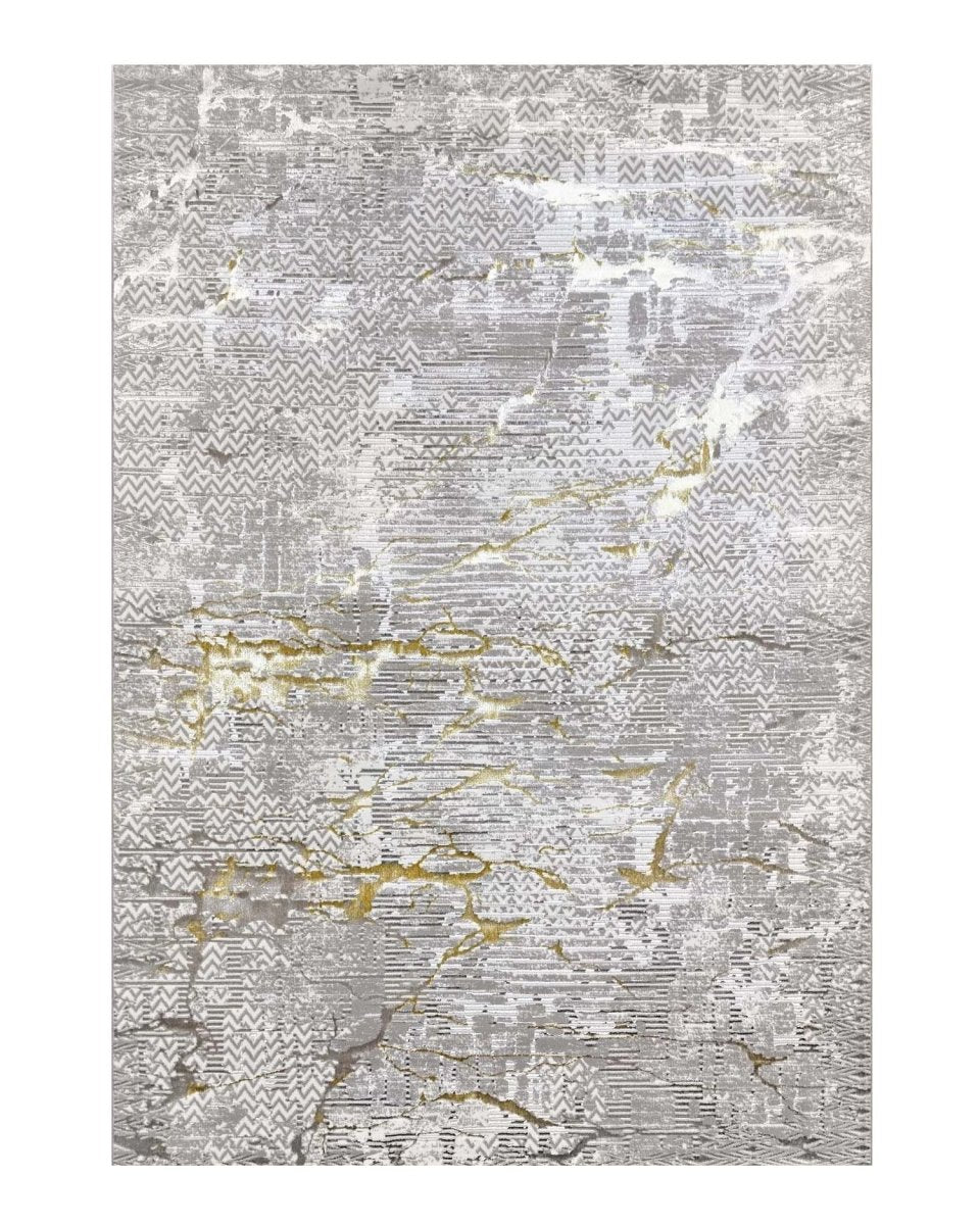 Alfombra Prada 698A Gris Dorado Kodaz Carpet