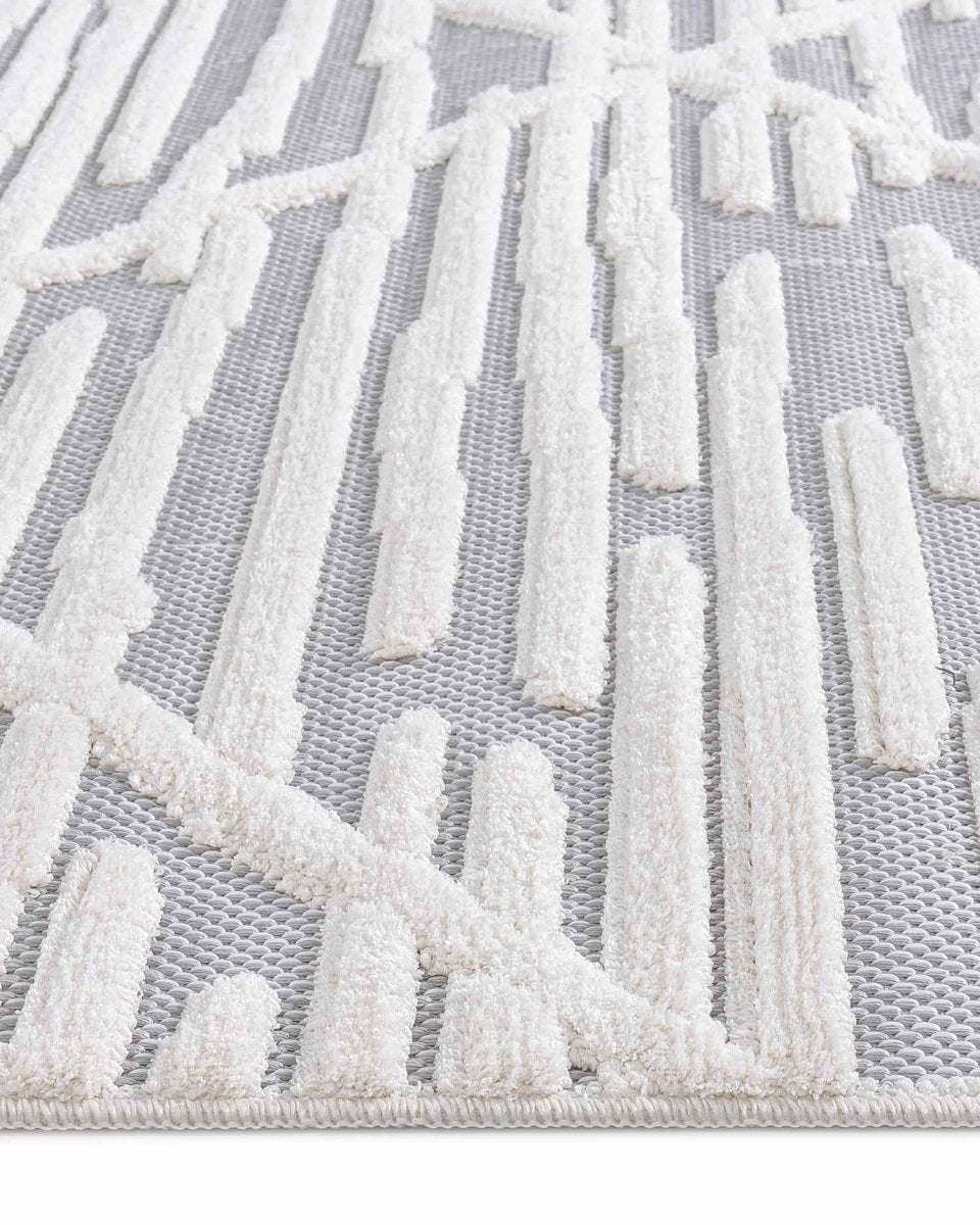 Roma 0024A Blanco Gris | Alfombra - Kodaz CarpetKodaz Carpet