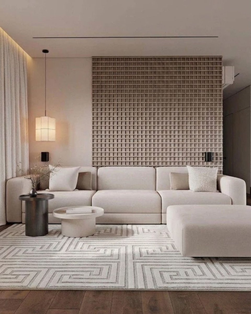 Roma 0025 Blanco Gris - Kodaz CarpetKodaz Carpet