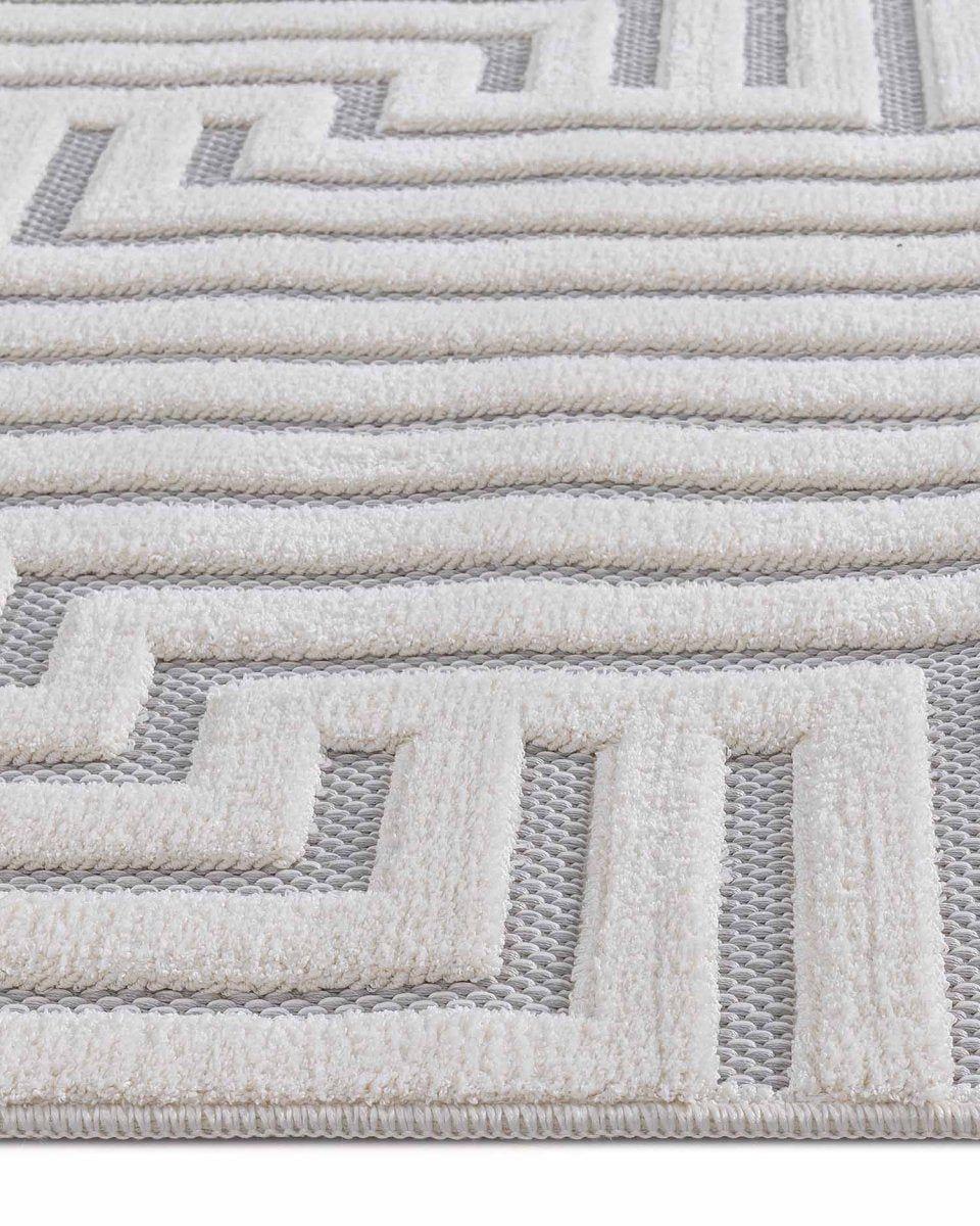 Roma 0025A Blanco Gris | Alfombra - Kodaz CarpetKodaz Carpet