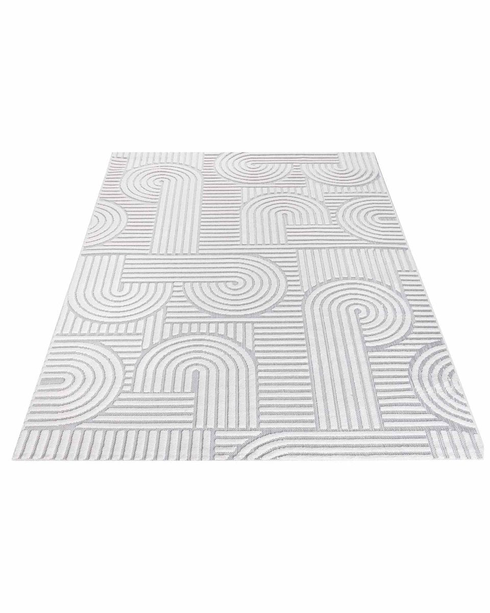 Roma 0026A Blanco Gris | Alfombra - Kodaz CarpetKodaz Carpet