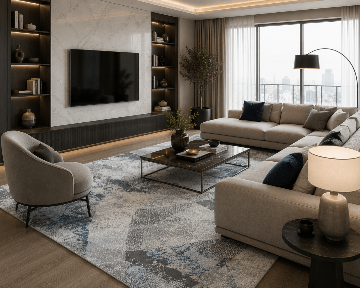 Sigma 241 Gris Azul - Kodaz CarpetKodaz Carpet