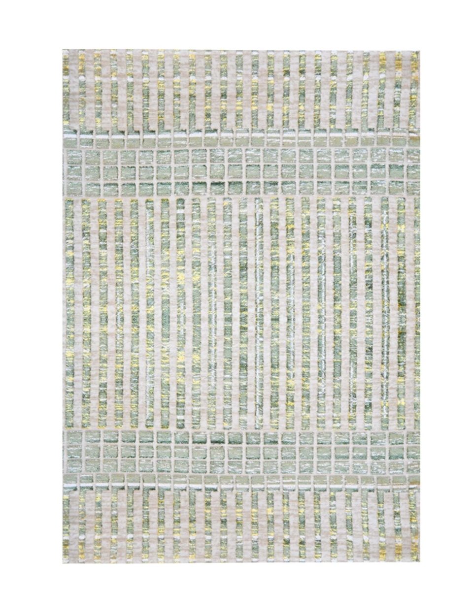 Zeta 487A Beige Verde | Alfombra Kodaz Carpet