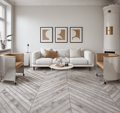 Arte 4313C Beige Lila | Alfombra Kodaz Carpet