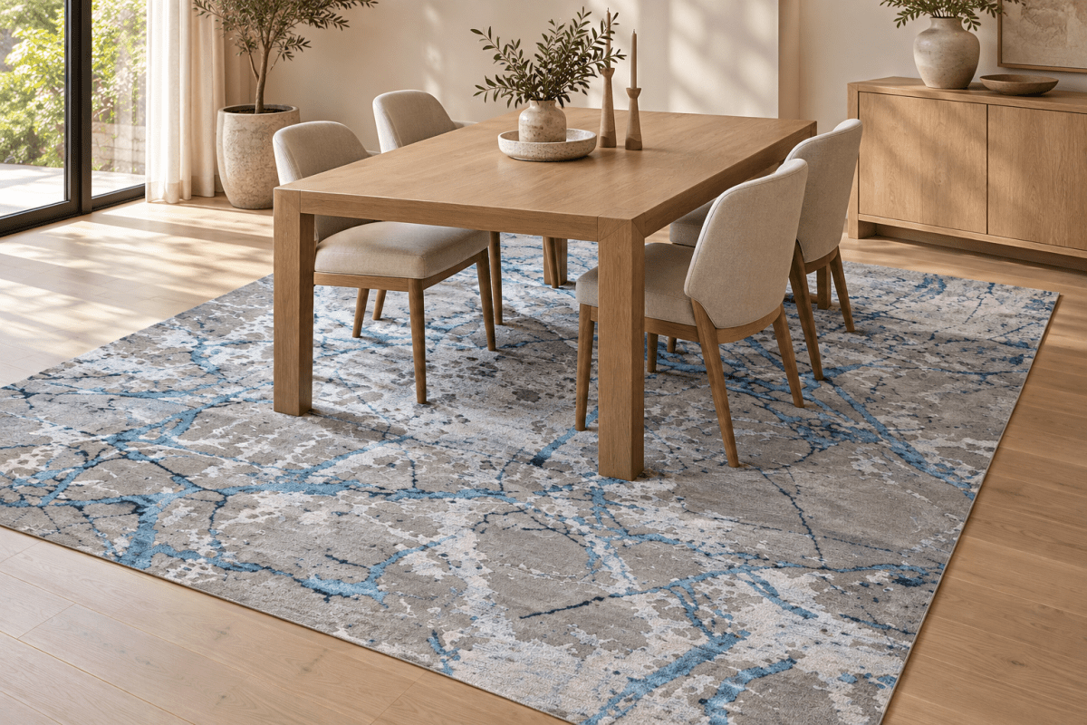 Arte 6093 Gris Azul - Kodaz CarpetKodaz Carpet