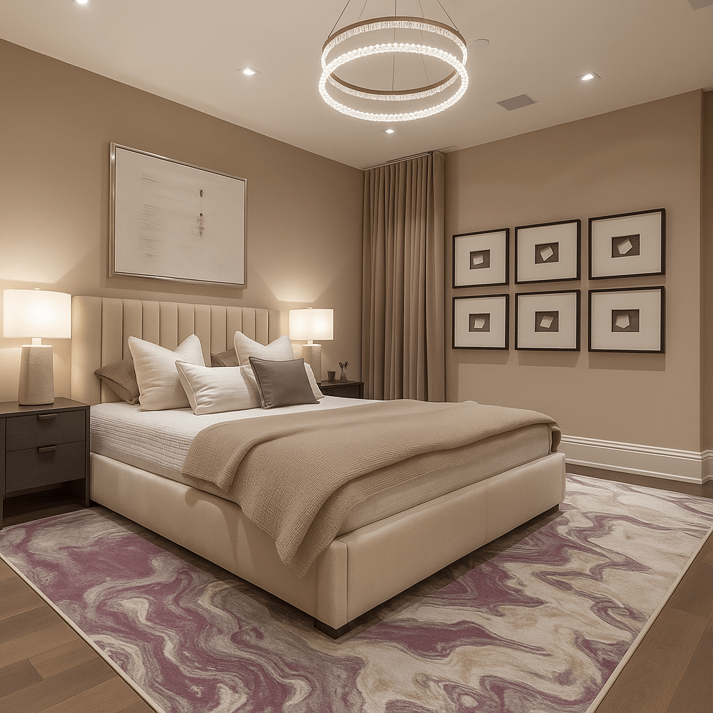 Arte 650A Beige Lila | Alfombra Kodaz Carpet