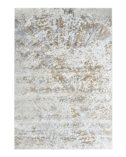 Alfombra Arte 8073 Blanco Dorado Kodaz Carpet