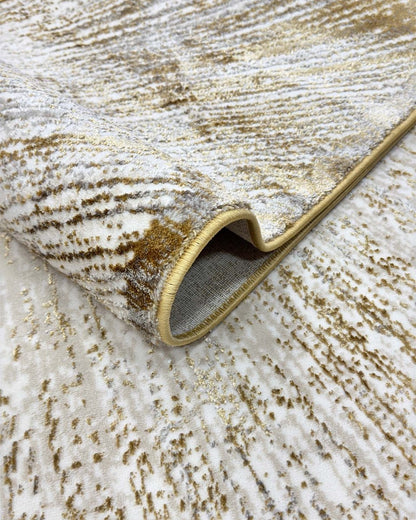 Alfombra Arte 8502A Blanco Dorado Kodaz Carpet