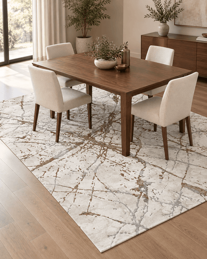 Arte 9018 Blanco Dorado - Kodaz CarpetKodaz Carpet