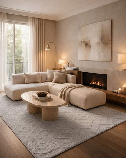 Athena 046 Blanco Hueso - Kodaz CarpetKodaz Carpet