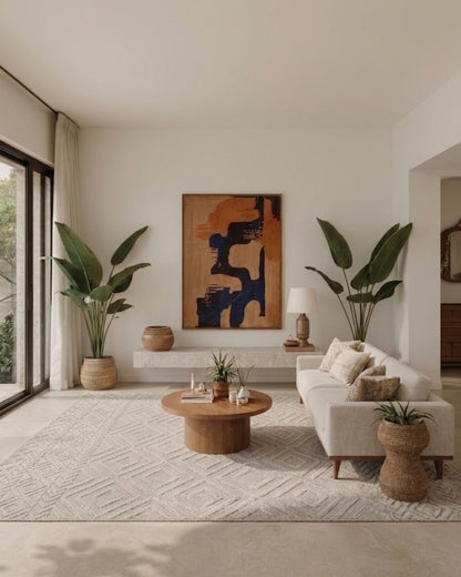 Athena 383 Blanco Hueso - Kodaz CarpetKodaz Carpet