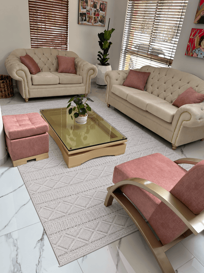 Athena 385 Blanco Hueso - Kodaz CarpetKodaz Carpet