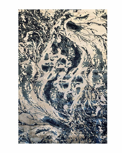 Alfombra Carmel 30200 Azul Marfil Kodaz Carpet