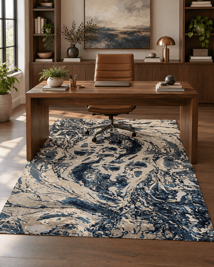 Carmel 30200 Azul Crema | Alfombra - Kodaz CarpetKodaz Carpet