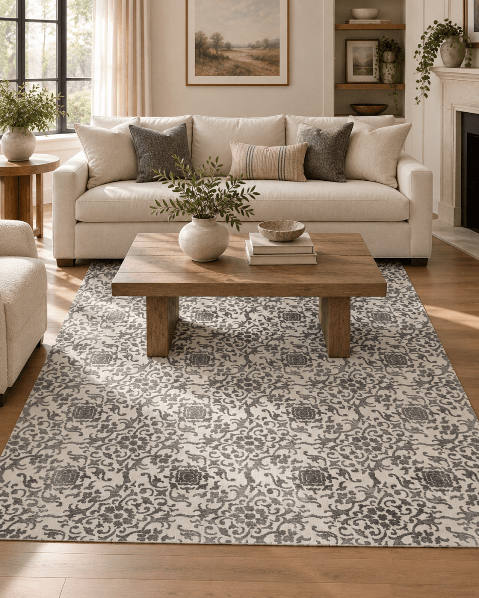 Carmel 30300 Gris Crema | Alfombra - Kodaz CarpetKodaz Carpet