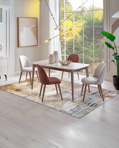 Alfombra Carmel 30400 Gris Dorado Kodaz Carpet