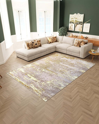 Alfombra Delta 147 Beige Dorado Kodaz Carpet