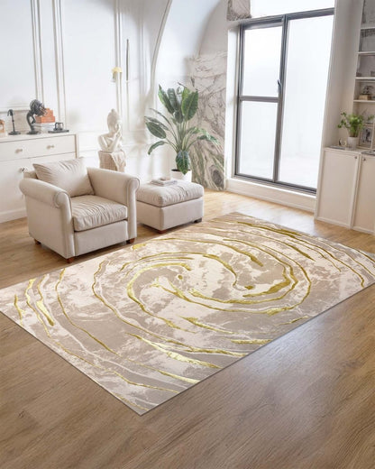 Alfombra Delta 211A Beige Dorado Kodaz Carpet
